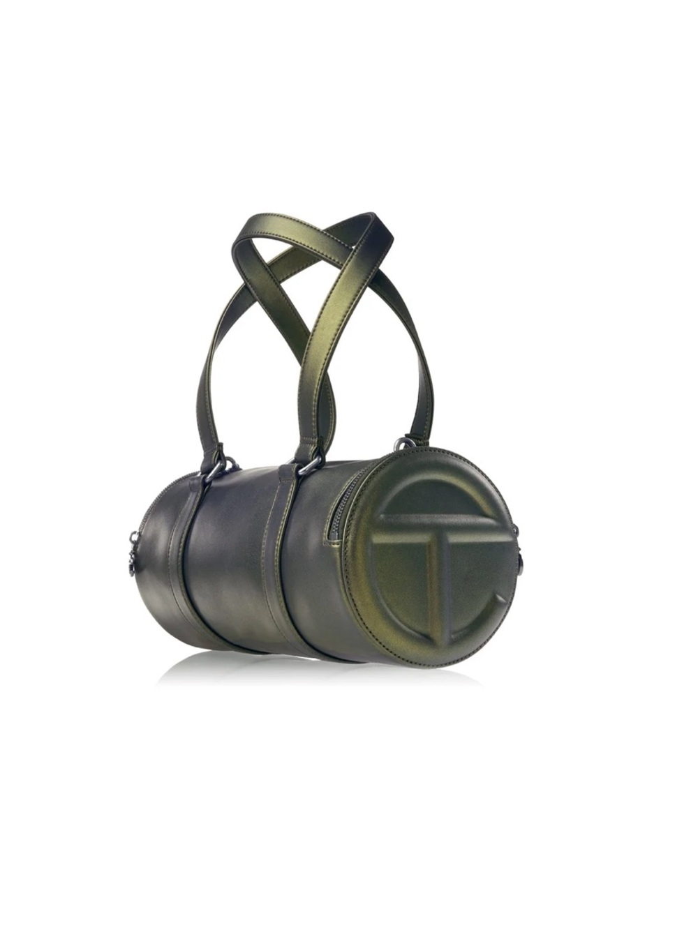 Telfar Medium Duffle Bag in Acid Green